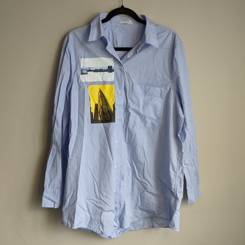 Babaton Oversized Button Down Shirt